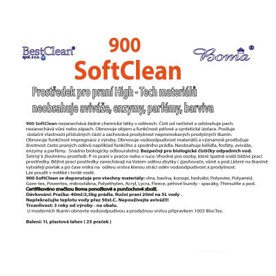 900 SoftClean - tekutý prací prostředek